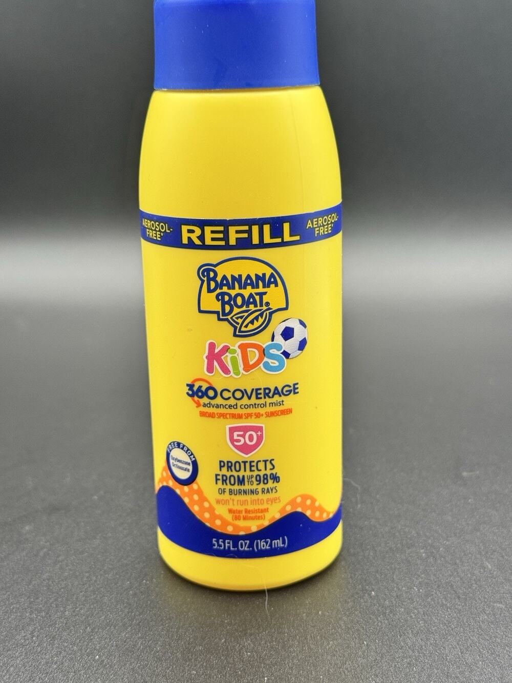Banana Boat KIDS Advanced Control Aerosol-Free Mist Refill SPF 50+ 5.5 fl. oz.
